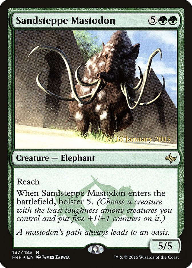 Sandsteppe Mastodon [Fate Reforged Prerelease Promos] | Gear Gaming Fayetteville