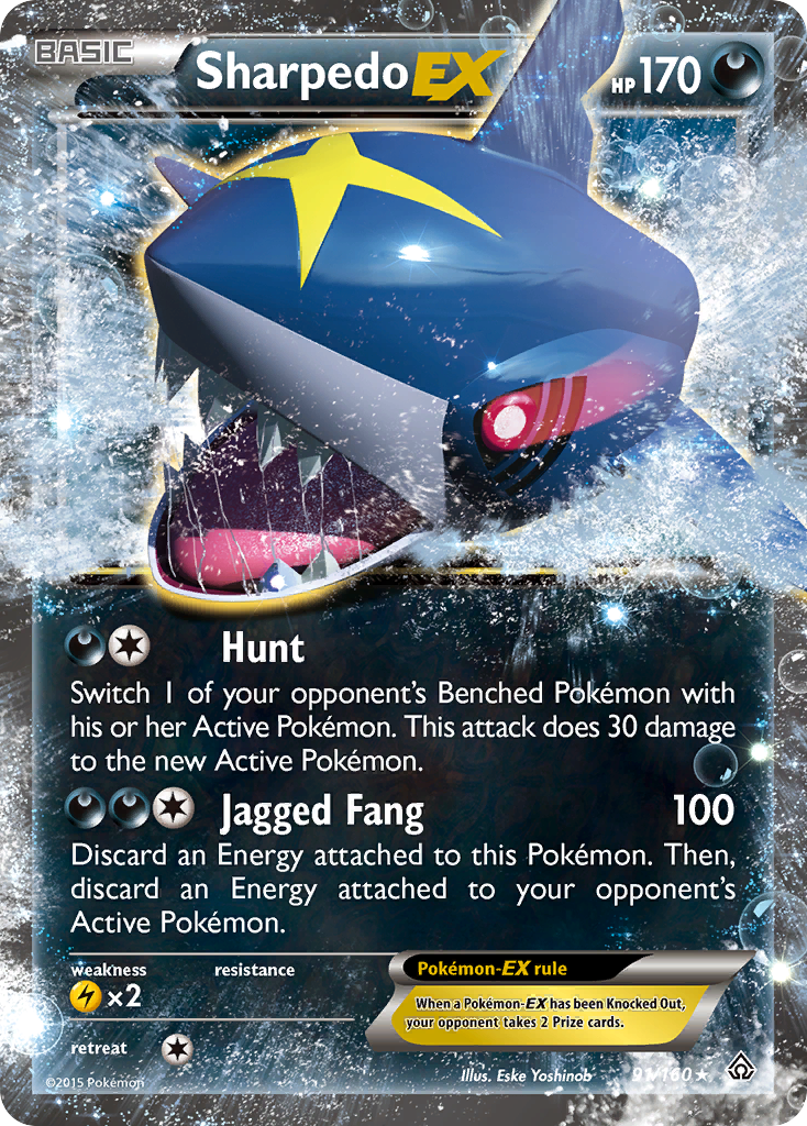 Sharpedo EX (91/160) [XY: Primal Clash] | Gear Gaming Fayetteville