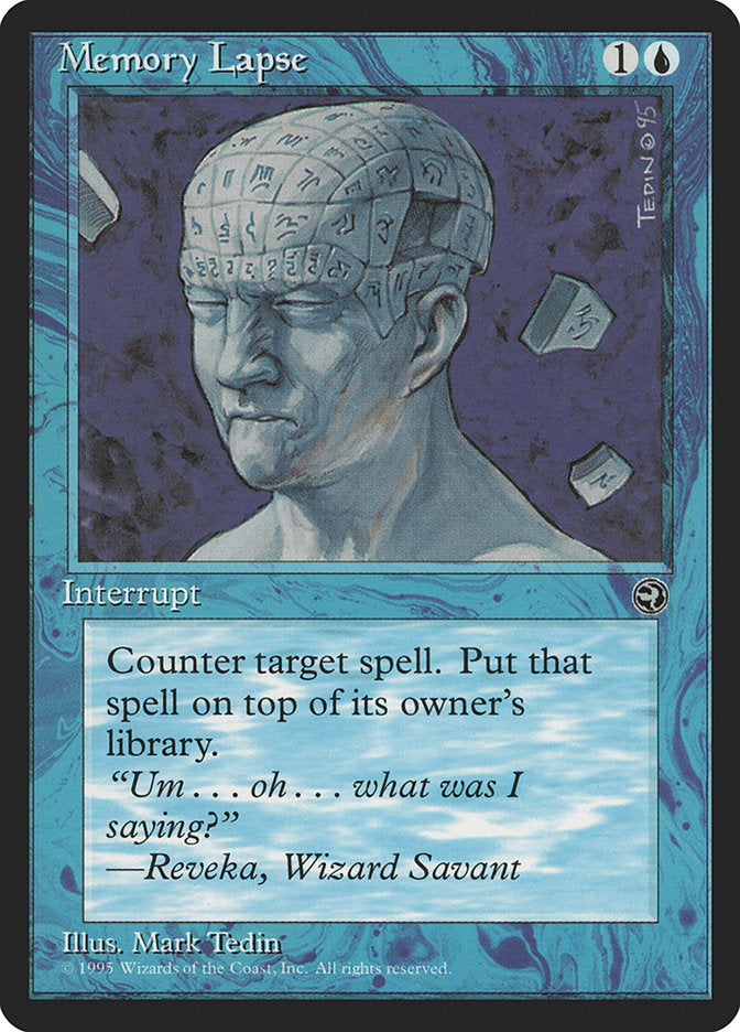 Memory Lapse (Reveka Flavor Text) [Homelands] | Gear Gaming Fayetteville