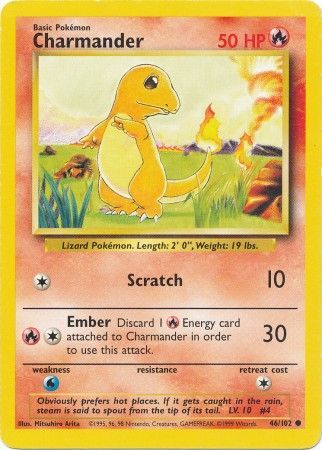 Charmander (46/102) [Base Set Unlimited] | Gear Gaming Fayetteville