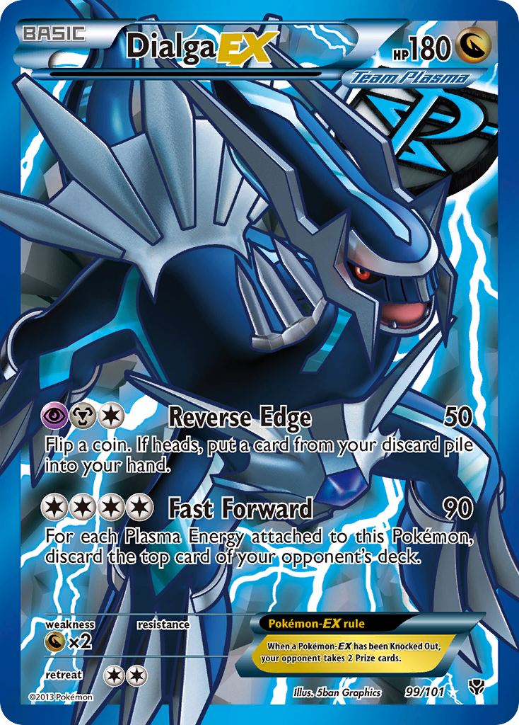 Dialga EX (99/101) [Black & White: Plasma Blast] | Gear Gaming Fayetteville