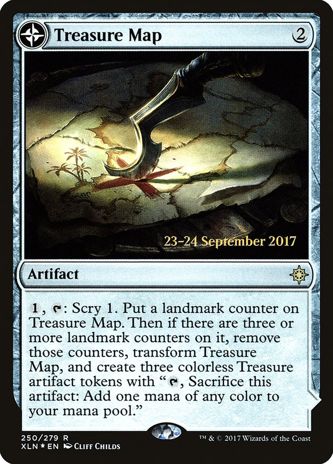 Treasure Map // Treasure Cove [Ixalan Prerelease Promos] | Gear Gaming Fayetteville