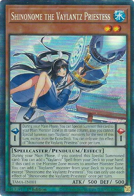 Shinonome the Vaylantz Priestess [TAMA-EN001] Collector's Rare | Gear Gaming Fayetteville