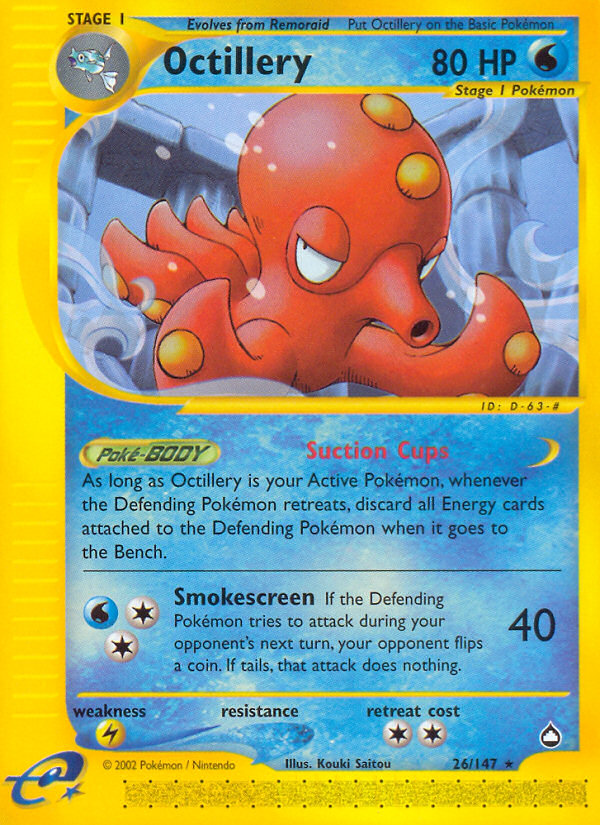 Octillery (26/147) [Aquapolis] | Gear Gaming Fayetteville