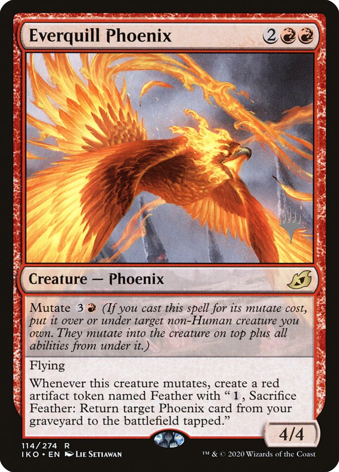 Everquill Phoenix (Promo Pack) [Ikoria: Lair of Behemoths Promos] | Gear Gaming Fayetteville