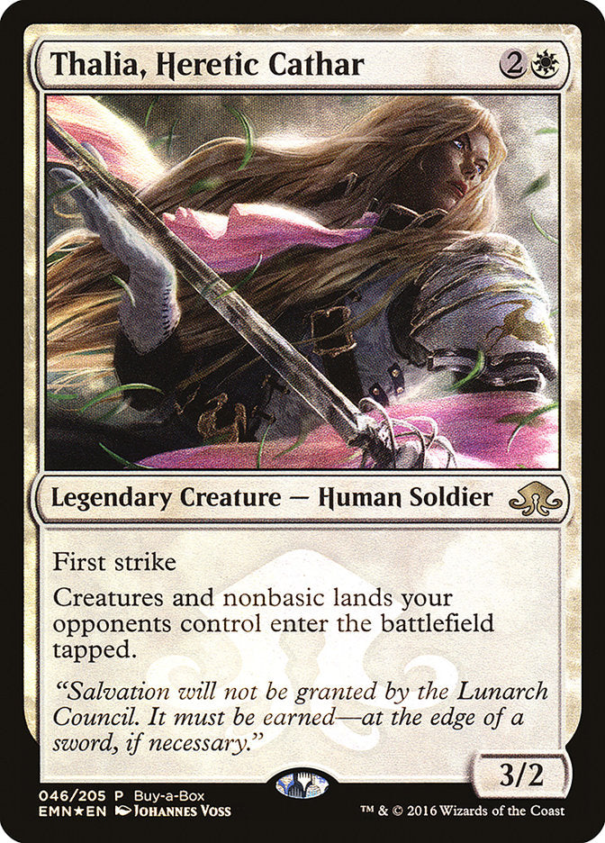 Thalia, Heretic Cathar (Buy-A-Box) [Eldritch Moon Promos] | Gear Gaming Fayetteville