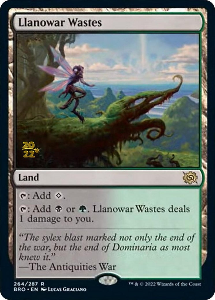 Llanowar Wastes [The Brothers' War Prerelease Promos] | Gear Gaming Fayetteville