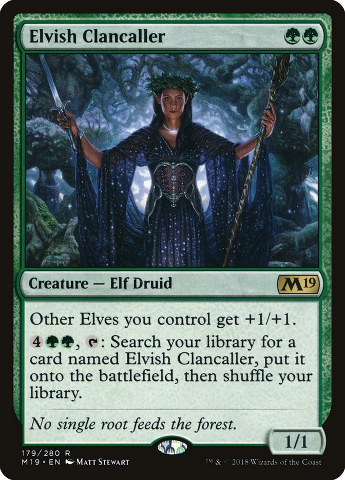 Elvish Clancaller [Core Set 2019] | Gear Gaming Fayetteville