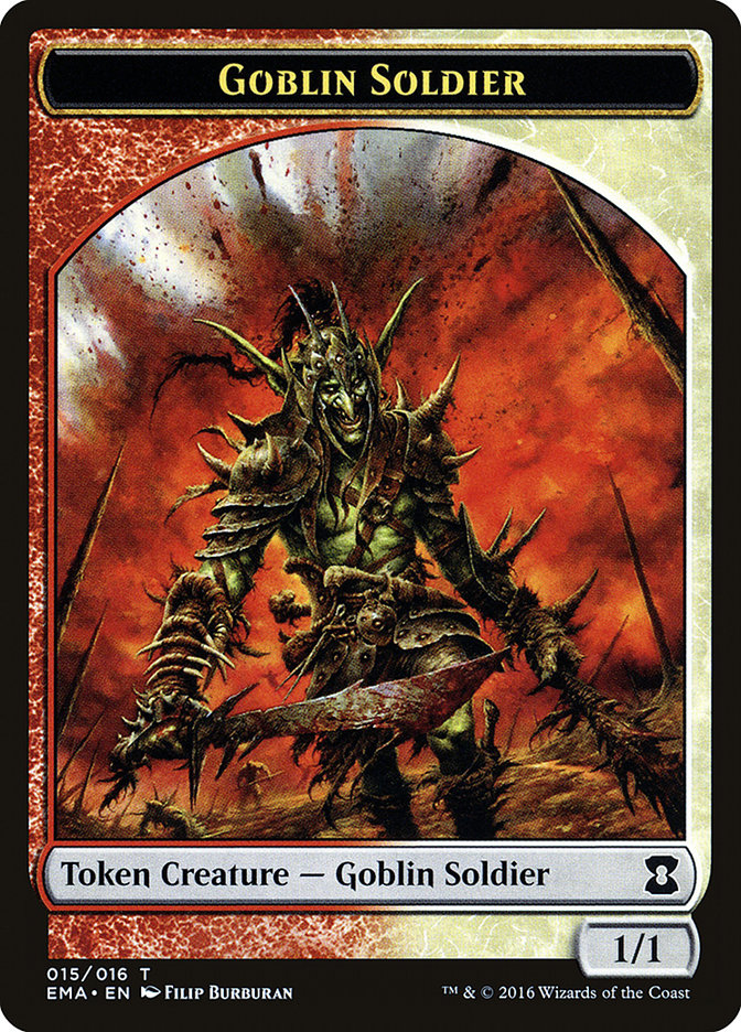 Goblin Soldier Token [Eternal Masters Tokens] | Gear Gaming Fayetteville