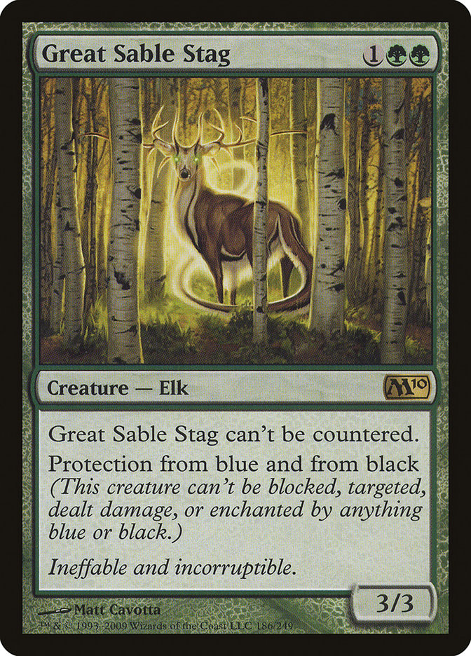 Great Sable Stag [Magic 2010] | Gear Gaming Fayetteville