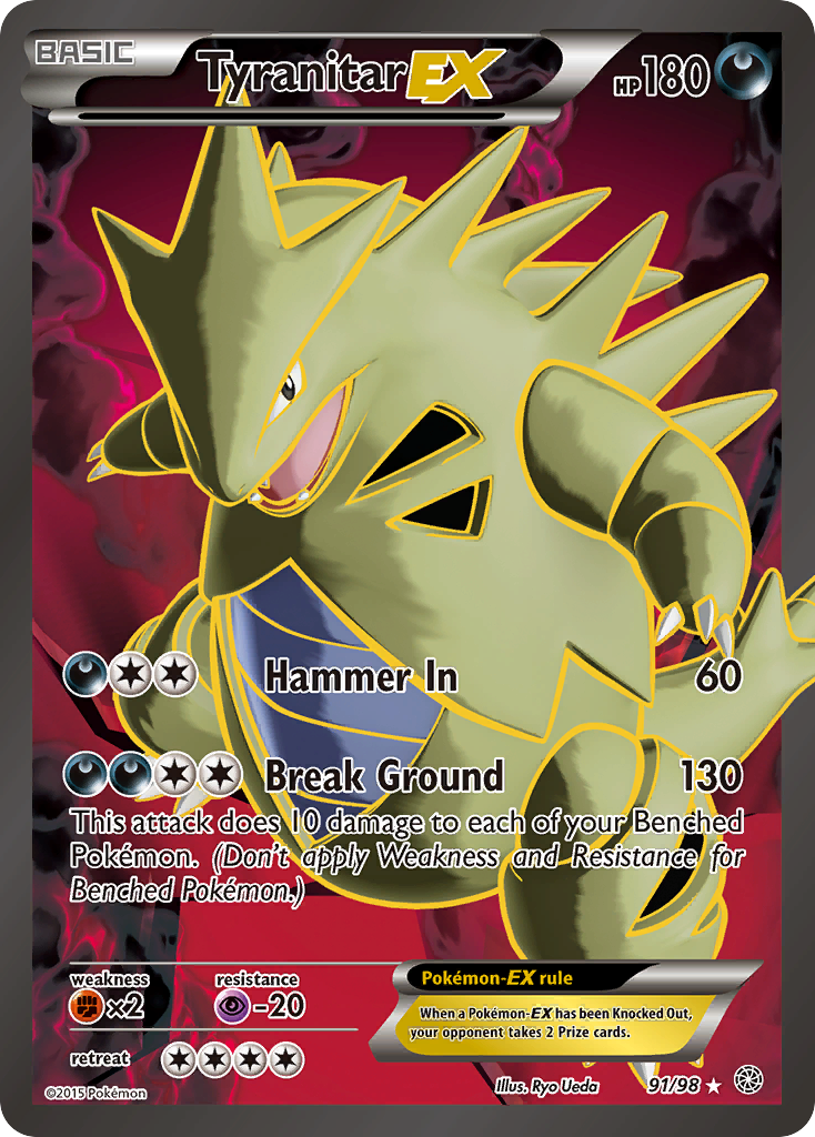 Tyranitar EX (91/98) [XY: Ancient Origins] | Gear Gaming Fayetteville