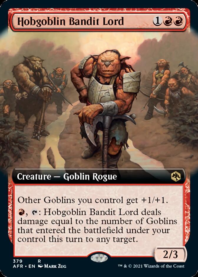 Hobgoblin Bandit Lord (Extended Art) [Dungeons & Dragons: Adventures in the Forgotten Realms] | Gear Gaming Fayetteville