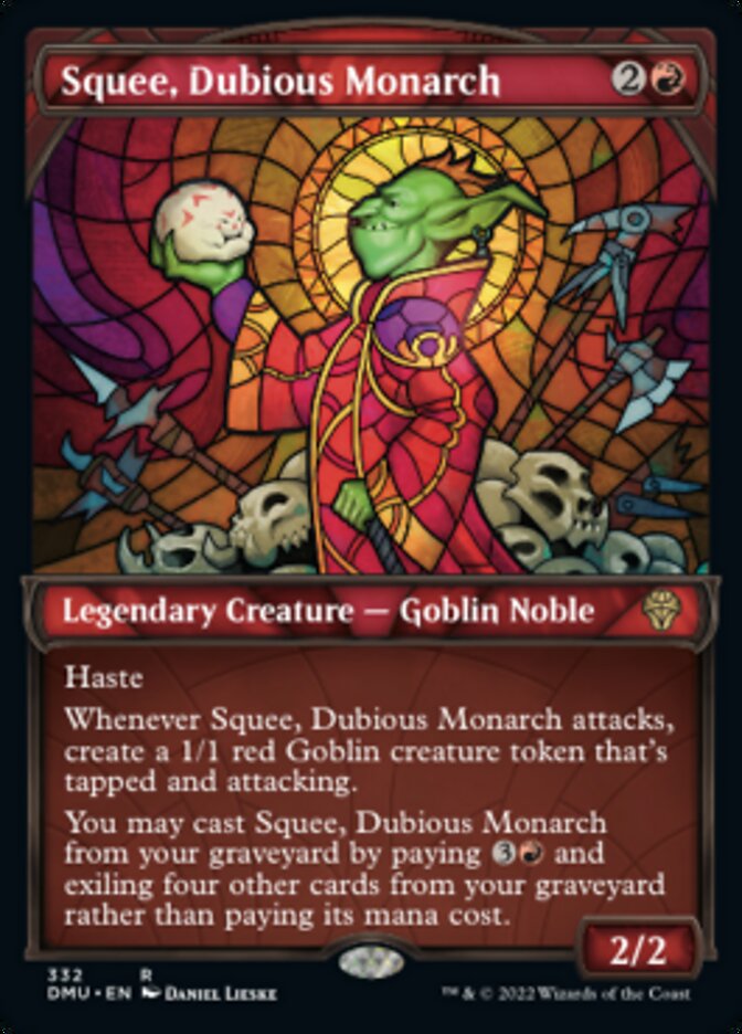 Squee, Dubious Monarch (Showcase Textured) [Dominaria United] | Gear Gaming Fayetteville