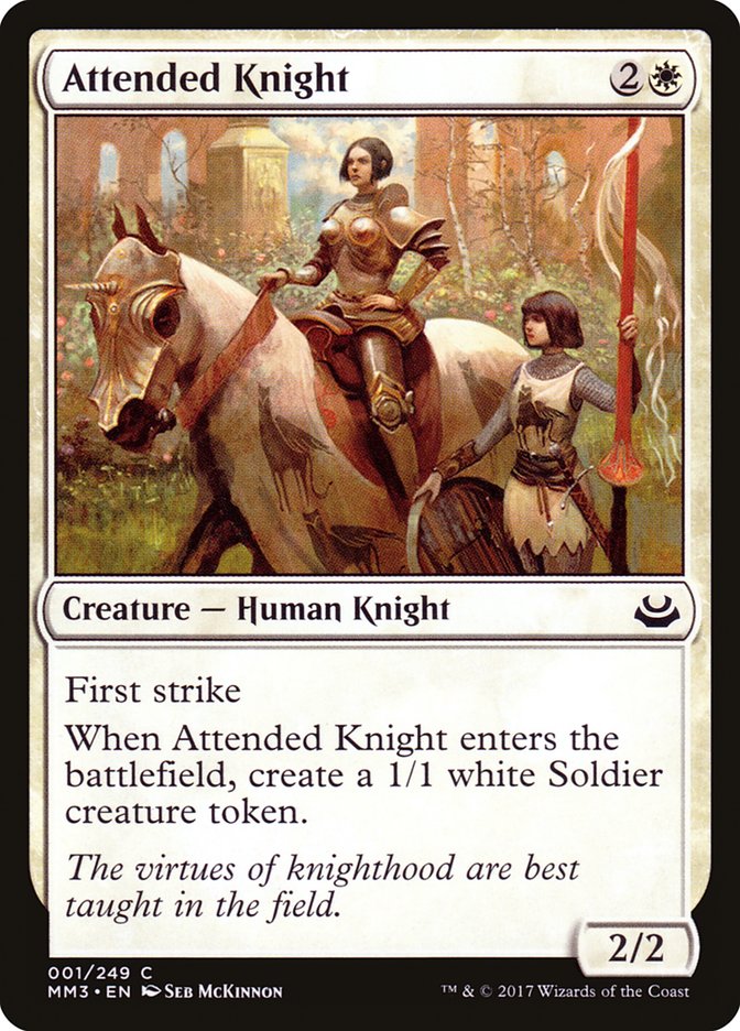 Attended Knight [Modern Masters 2017] | Gear Gaming Fayetteville