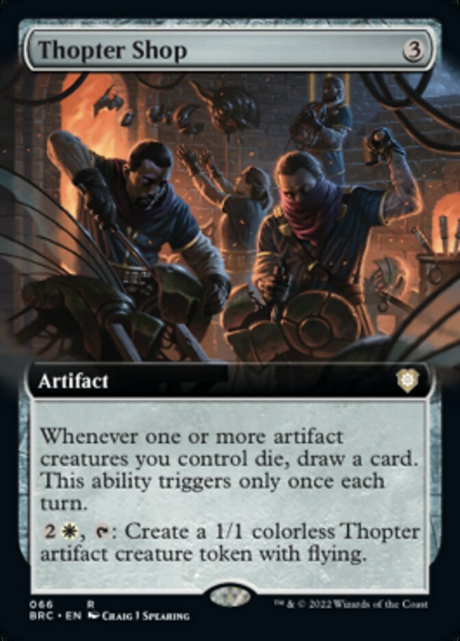 Thopter Shop (Extended Art) [The Brothers' War Commander] | Gear Gaming Fayetteville