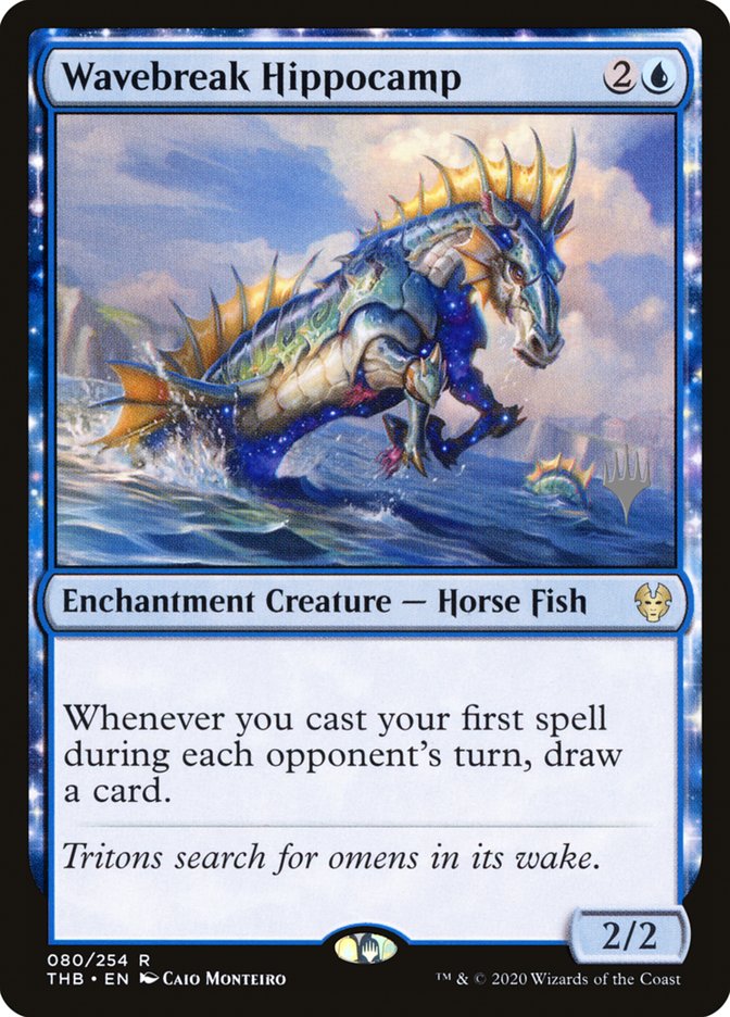 Wavebreak Hippocamp (Promo Pack) [Theros Beyond Death Promos] | Gear Gaming Fayetteville