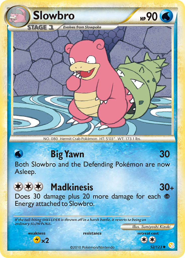 Slowbro (52/123) [HeartGold & SoulSilver: Base Set] | Gear Gaming Fayetteville