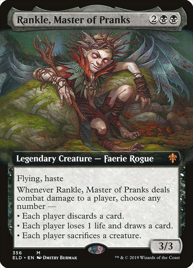 Rankle, Master of Pranks (Extended Art) [Throne of Eldraine] | Gear Gaming Fayetteville