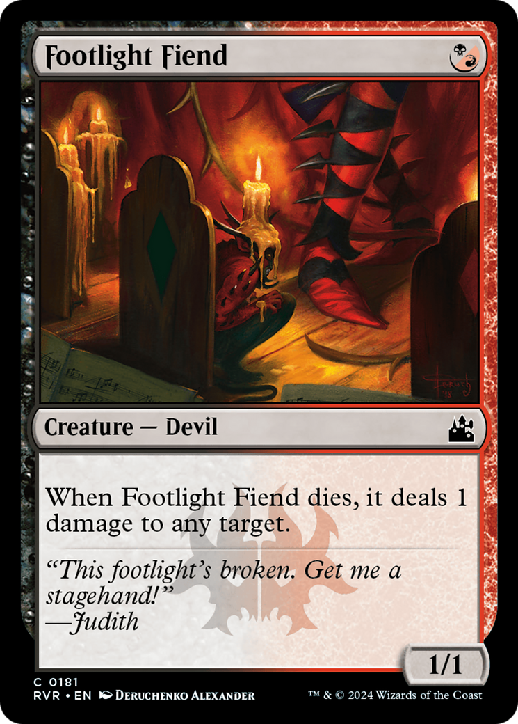 Footlight Fiend [Ravnica Remastered] | Gear Gaming Fayetteville