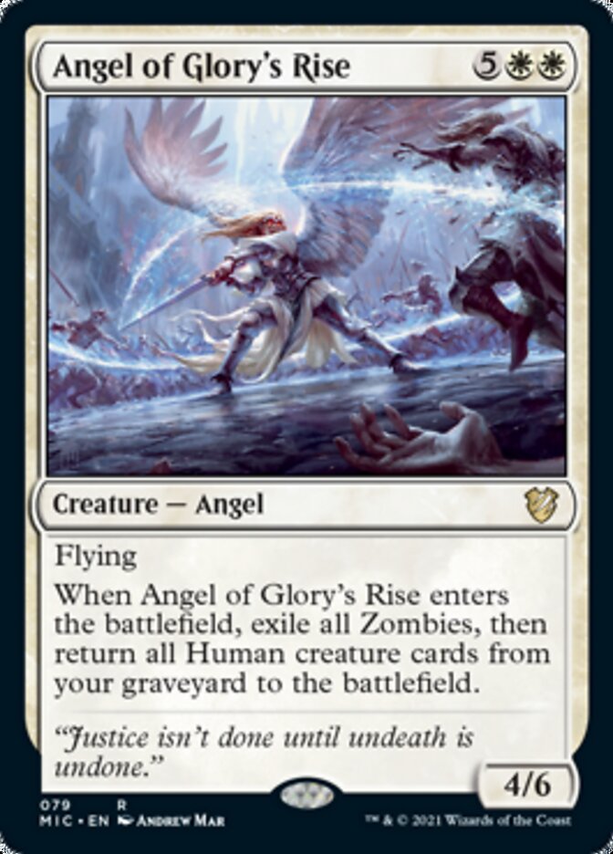 Angel of Glory's Rise [Innistrad: Midnight Hunt Commander] | Gear Gaming Fayetteville