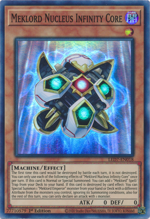 Meklord Nucleus Infinity Core [LED7-EN018] Super Rare | Gear Gaming Fayetteville