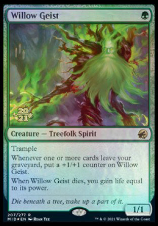 Willow Geist [Innistrad: Midnight Hunt Prerelease Promos] | Gear Gaming Fayetteville