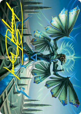 Tanazir Quandrix Art Card (Gold-Stamped Signature) [Strixhaven: School of Mages Art Series] | Gear Gaming Fayetteville