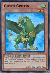 Gusto Griffin [Hidden Arsenal 7: Knight of Stars] [HA07-EN004] | Gear Gaming Fayetteville
