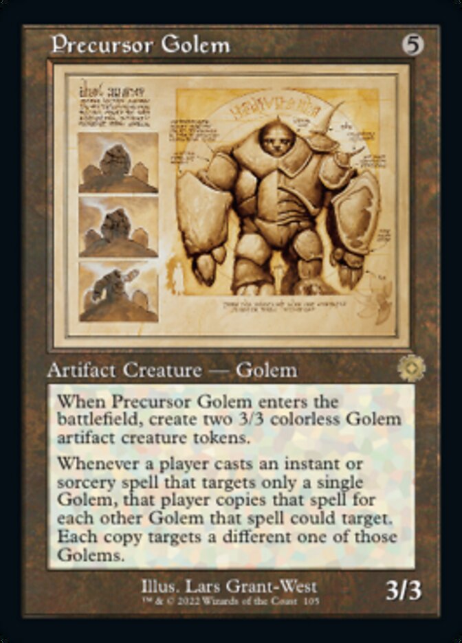 Precursor Golem (Retro Schematic) [The Brothers' War Retro Artifacts] | Gear Gaming Fayetteville