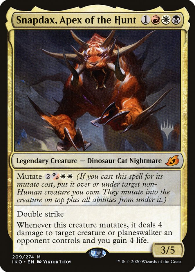 Snapdax, Apex of the Hunt (Promo Pack) [Ikoria: Lair of Behemoths Promos] | Gear Gaming Fayetteville