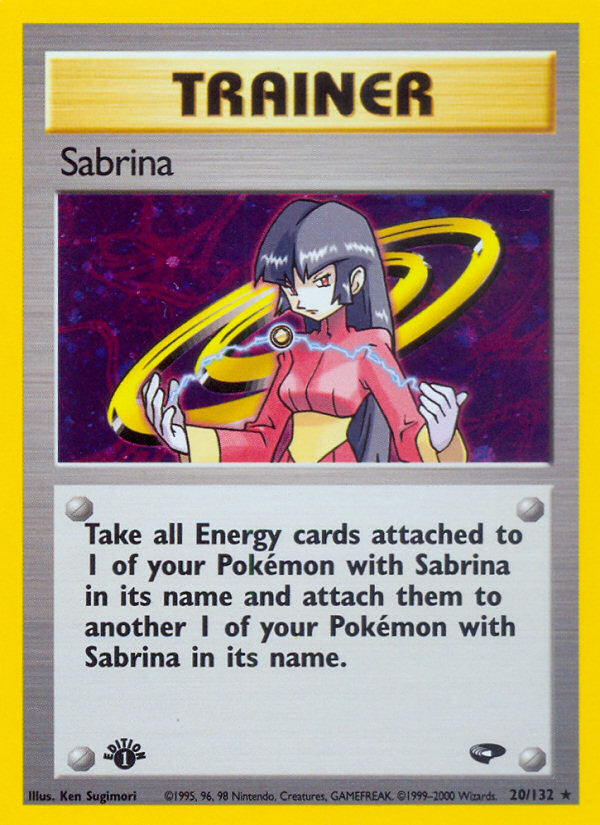 Sabrina (20/132) [Gym Challenge 1st Edition] | Gear Gaming Fayetteville