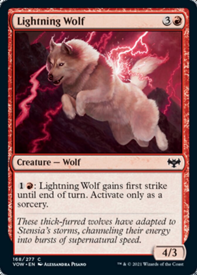 Lightning Wolf [Innistrad: Crimson Vow] | Gear Gaming Fayetteville