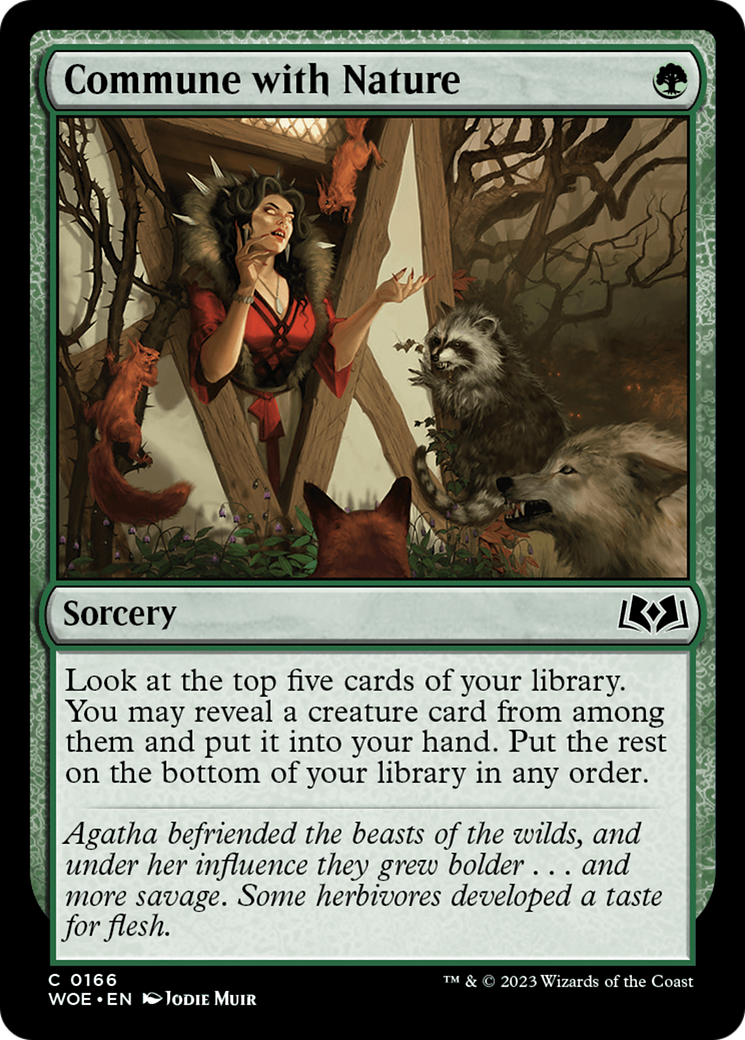 Commune with Nature [Wilds of Eldraine] | Gear Gaming Fayetteville