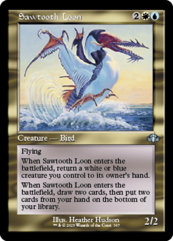 Sawtooth Loon (Retro) [Dominaria Remastered] | Gear Gaming Fayetteville