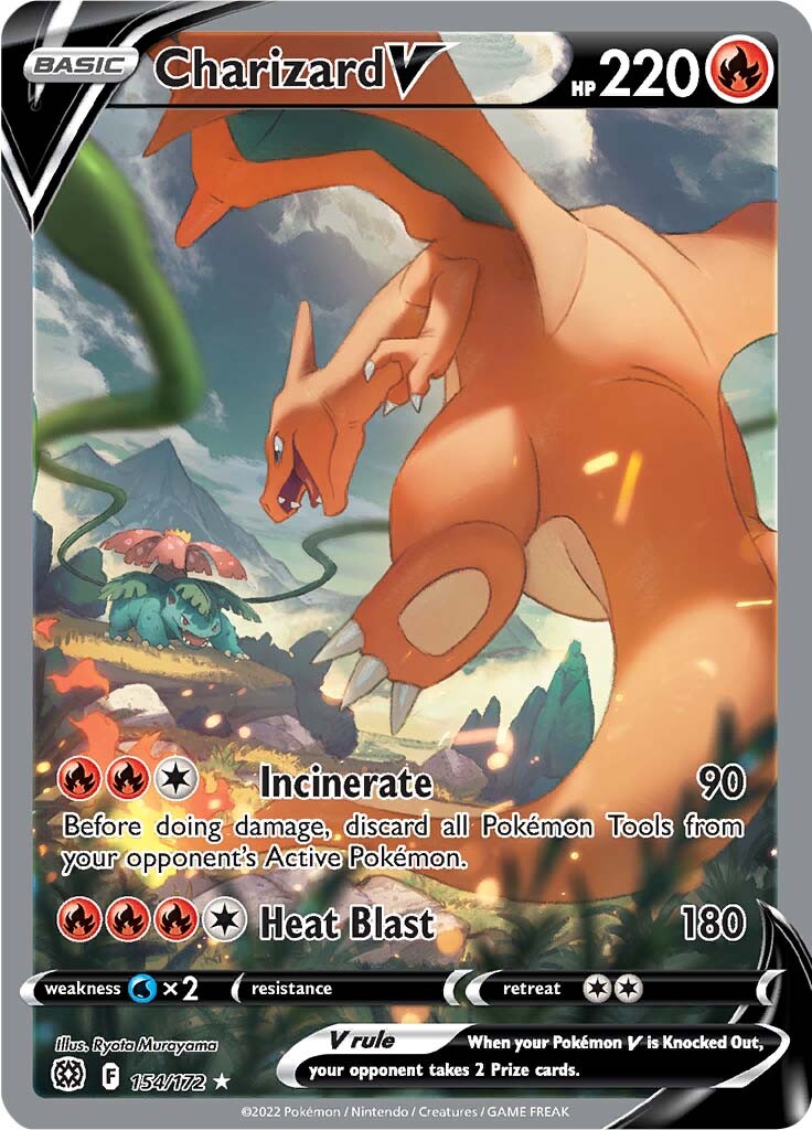 Charizard V (154/172) [Sword & Shield: Brilliant Stars] | Gear Gaming Fayetteville