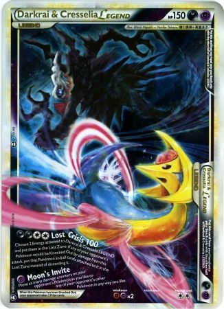 Darkrai & Cresselia LEGEND (99/102) (Jumbo Card) [HeartGold & SoulSilver: Triumphant] | Gear Gaming Fayetteville