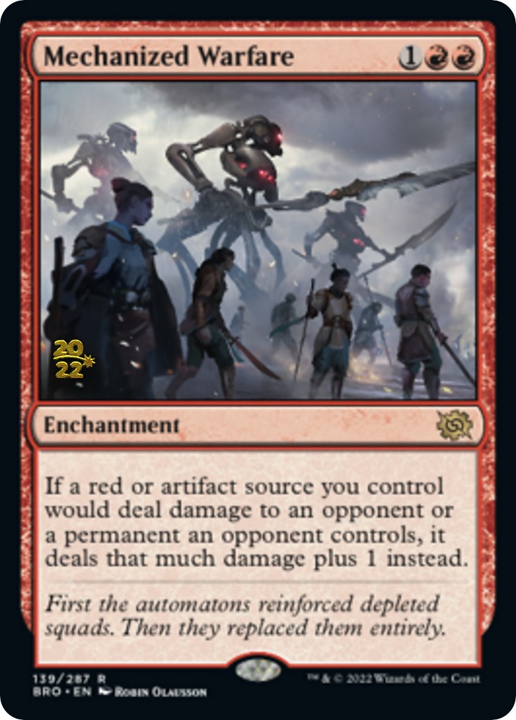 Mechanized Warfare [The Brothers' War Prerelease Promos] | Gear Gaming Fayetteville