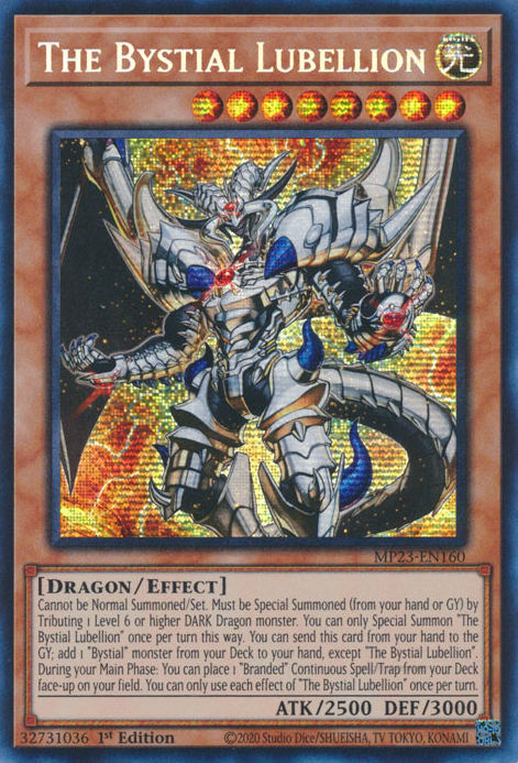 The Bystial Lubellion [MP23-EN160] Prismatic Secret Rare | Gear Gaming Fayetteville