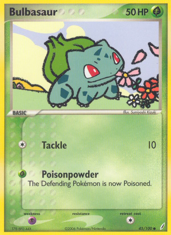 Bulbasaur (45/100) [EX: Crystal Guardians] | Gear Gaming Fayetteville