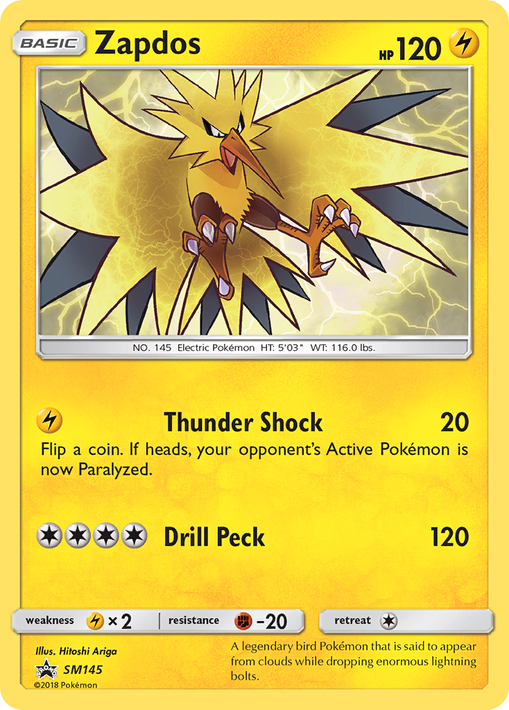 Zapdos (SM145) [Sun & Moon: Black Star Promos] | Gear Gaming Fayetteville