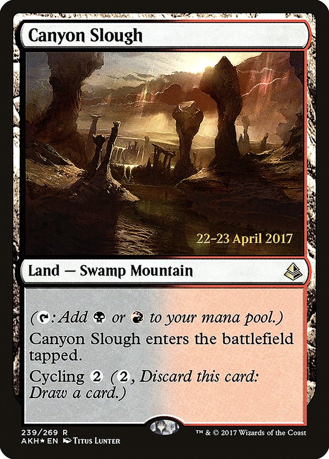 Canyon Slough [Amonkhet Prerelease Promos] | Gear Gaming Fayetteville