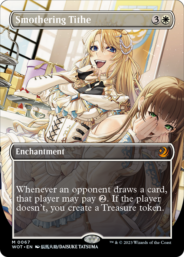 Smothering Tithe (Anime Borderless) [Wilds of Eldraine: Enchanting Tales] | Gear Gaming Fayetteville