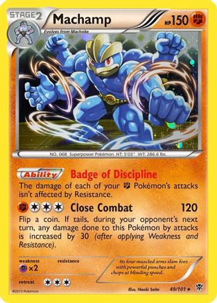 Machamp (49/101) (Cosmos Holo) [Black & White: Plasma Blast] | Gear Gaming Fayetteville