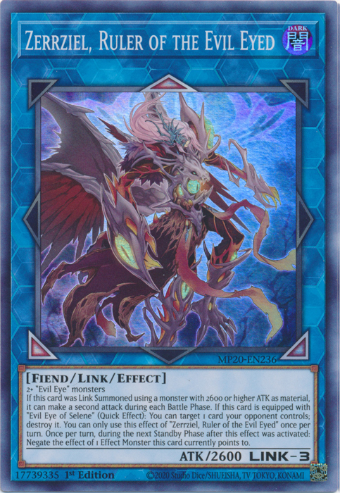 Zerrziel, Ruler of the Evil Eyed [MP20-EN236] Super Rare | Gear Gaming Fayetteville