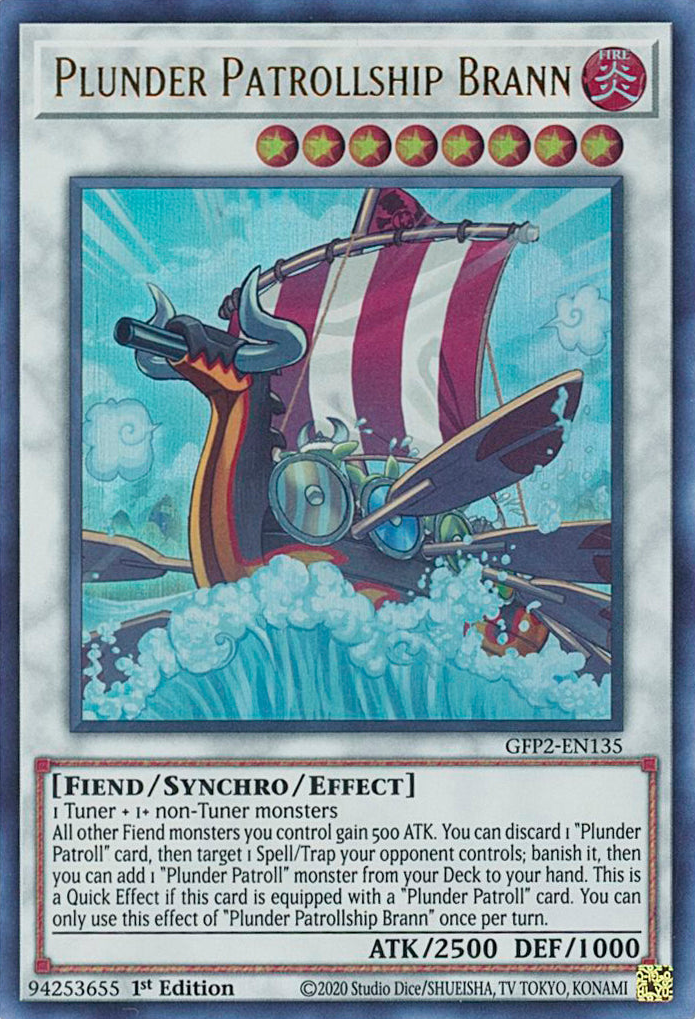 Plunder Patrollship Brann [GFP2-EN135] Ultra Rare | Gear Gaming Fayetteville
