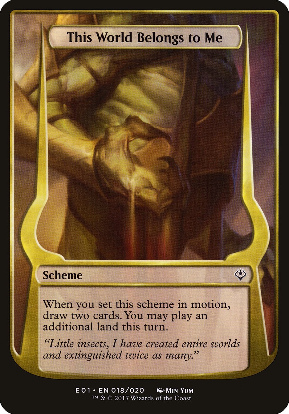 This World Belongs to Me (Schemes) [Archenemy: Nicol Bolas Schemes] | Gear Gaming Fayetteville