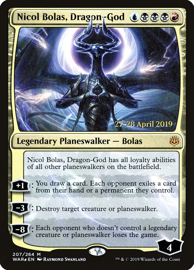 Nicol Bolas, Dragon-God [War of the Spark Prerelease Promos] | Gear Gaming Fayetteville