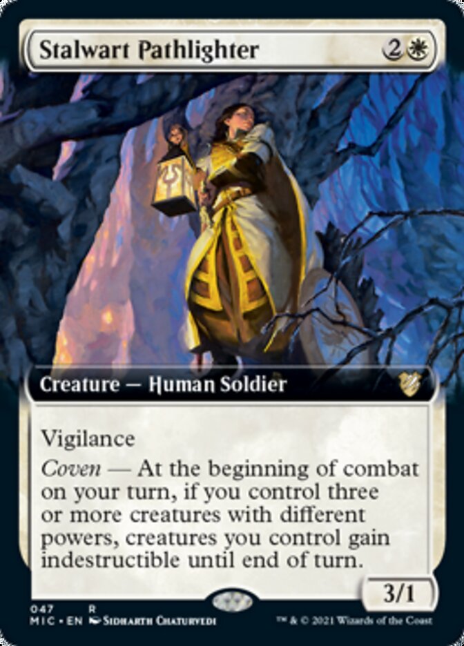 Stalwart Pathlighter (Extended Art) [Innistrad: Midnight Hunt Commander] | Gear Gaming Fayetteville