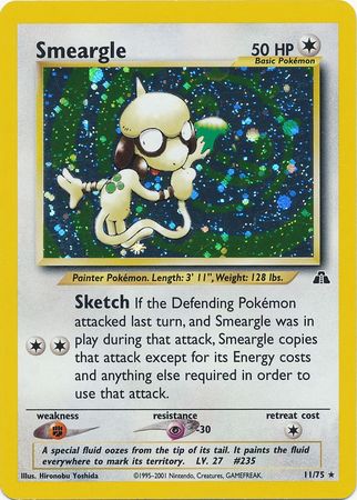 Smeargle (11/75) [Neo Discovery Unlimited] | Gear Gaming Fayetteville