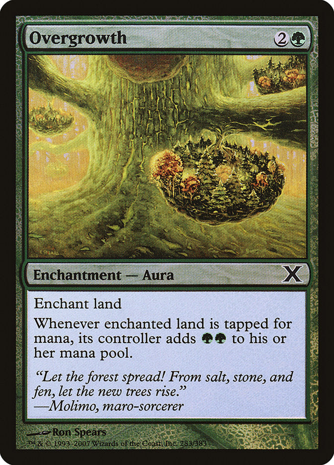 Overgrowth (Premium Foil) [Tenth Edition] | Gear Gaming Fayetteville